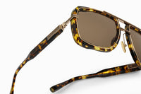 Spotted Havana Gold SOLDIER Lunettes de soleil