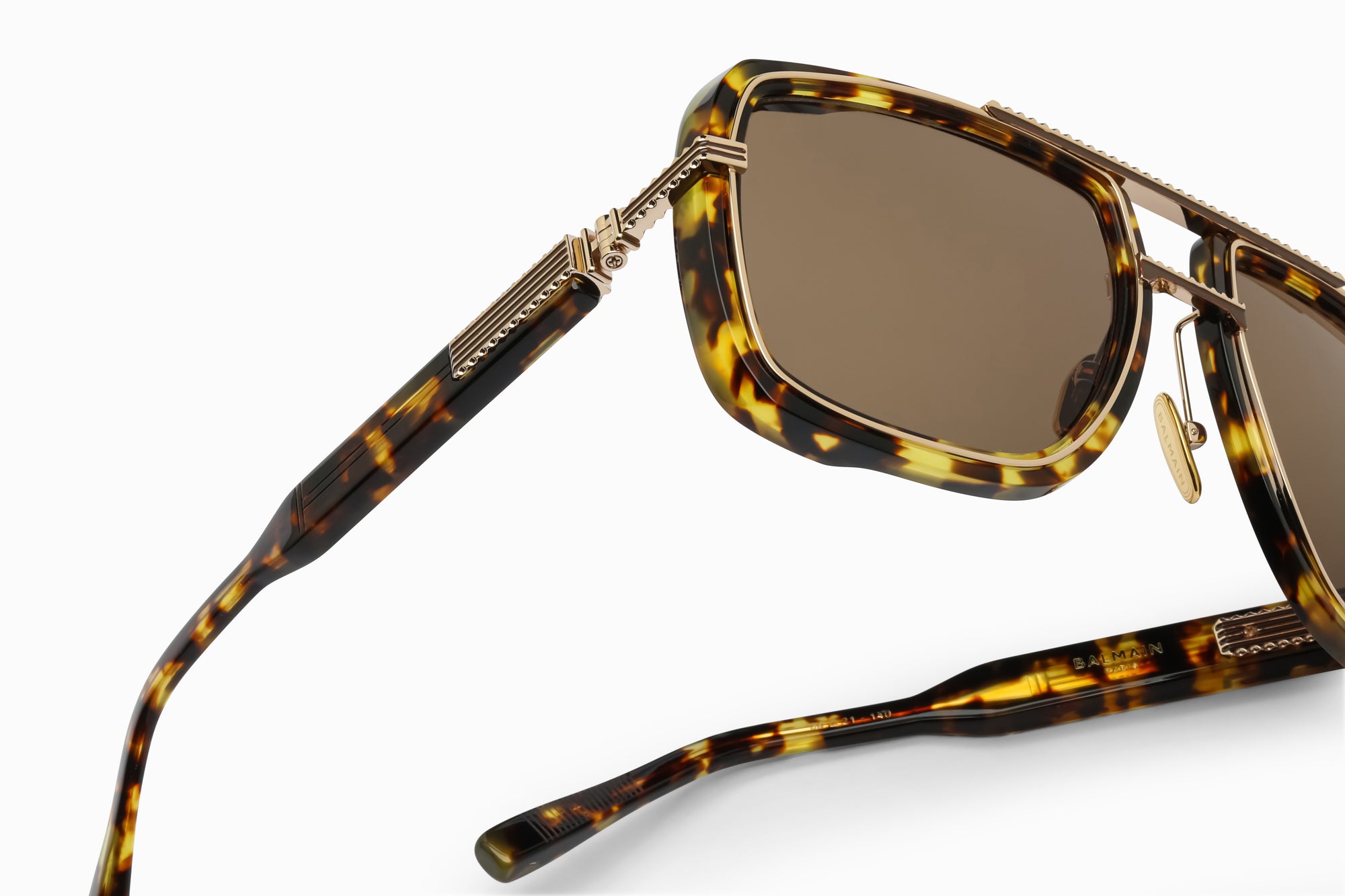 Spotted Havana Gold SOLDIER Lunettes de soleil
