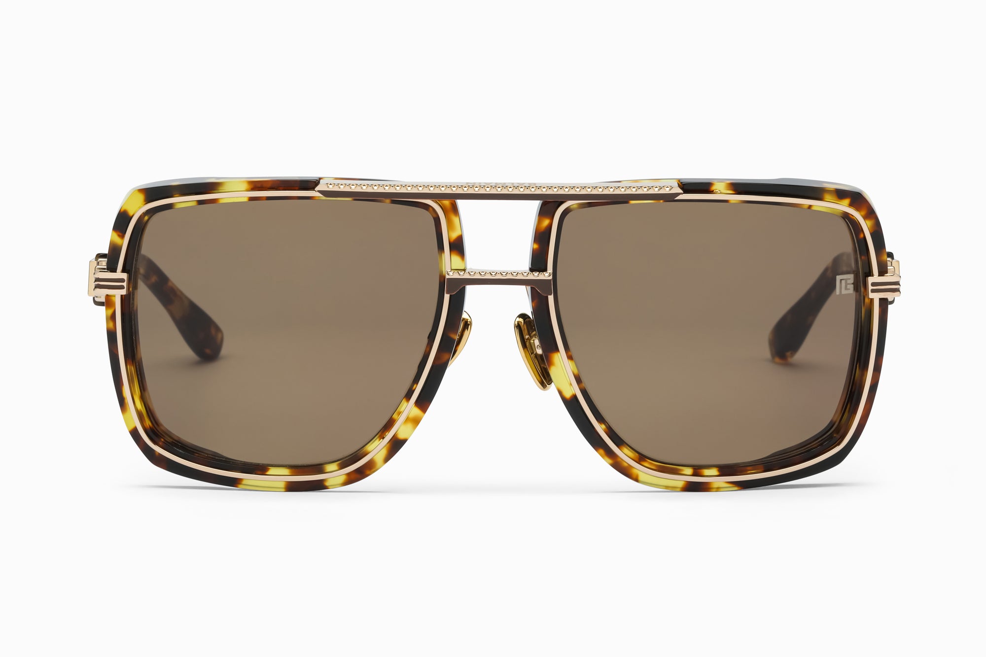 Spotted Havana Gold SOLDIER Lunettes de soleil