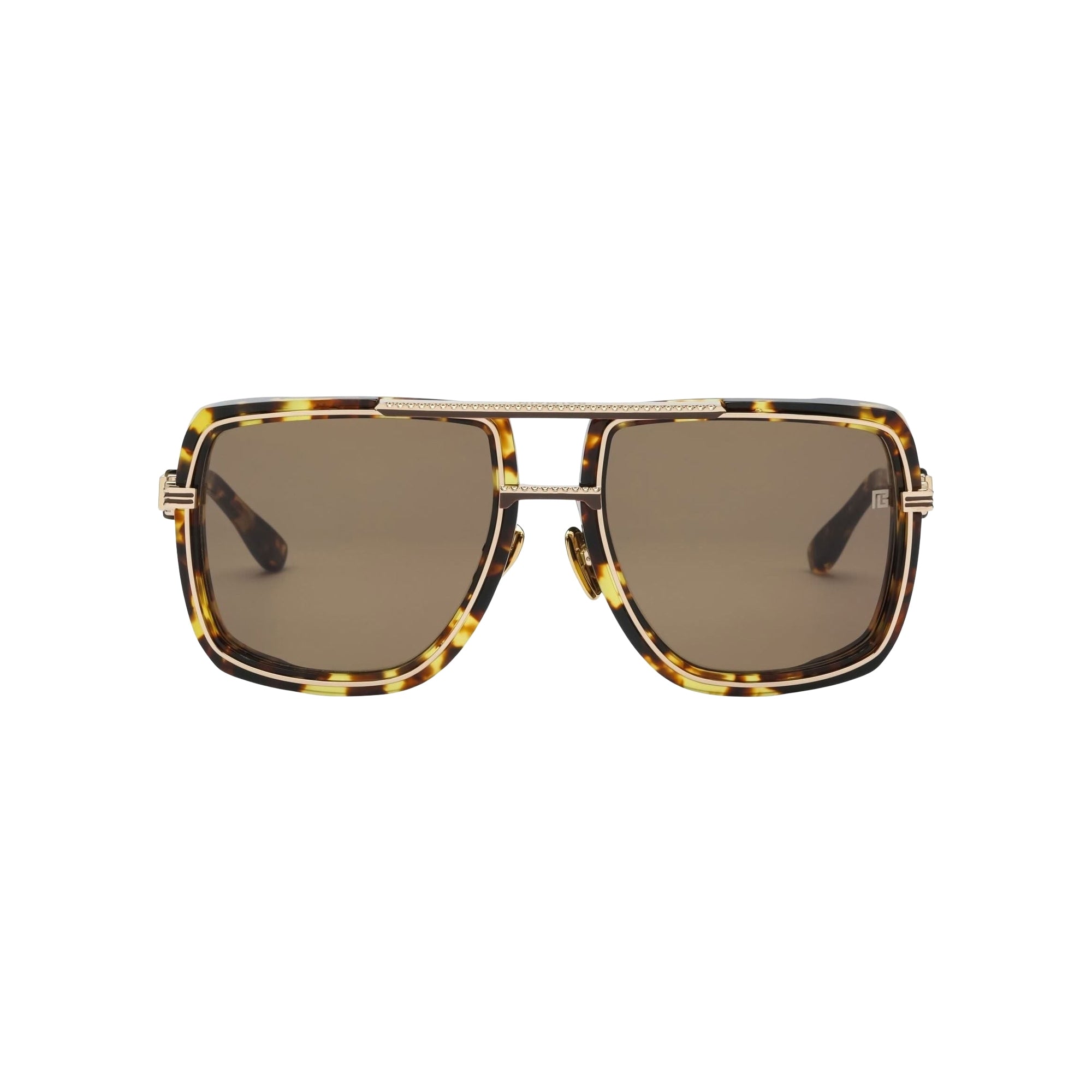 Lunettes de soleil mixtes Soldier - Havana & Gold