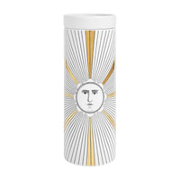 Torre Soli scented candle in porcelain - Gold & White