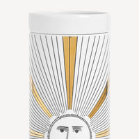 Torre Soli scented candle in porcelain - Gold & White