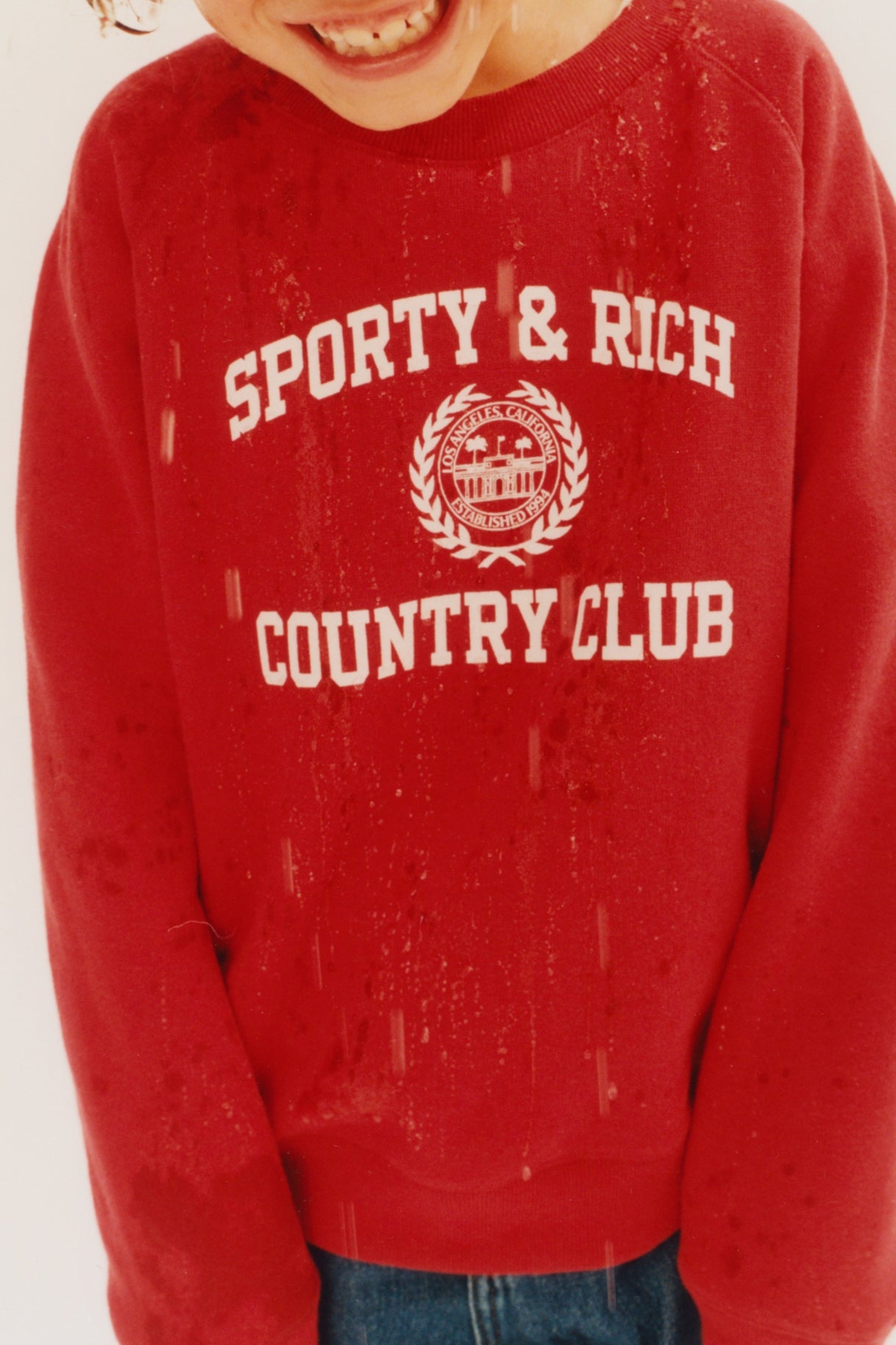 Sweatshirt Varsity imprimé - Ruby