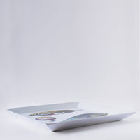 Palloni square tray n.4 in porcelain - Multicoloured