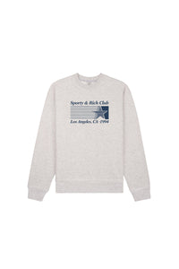 Starter Crewneck - Heather Gray & Navy