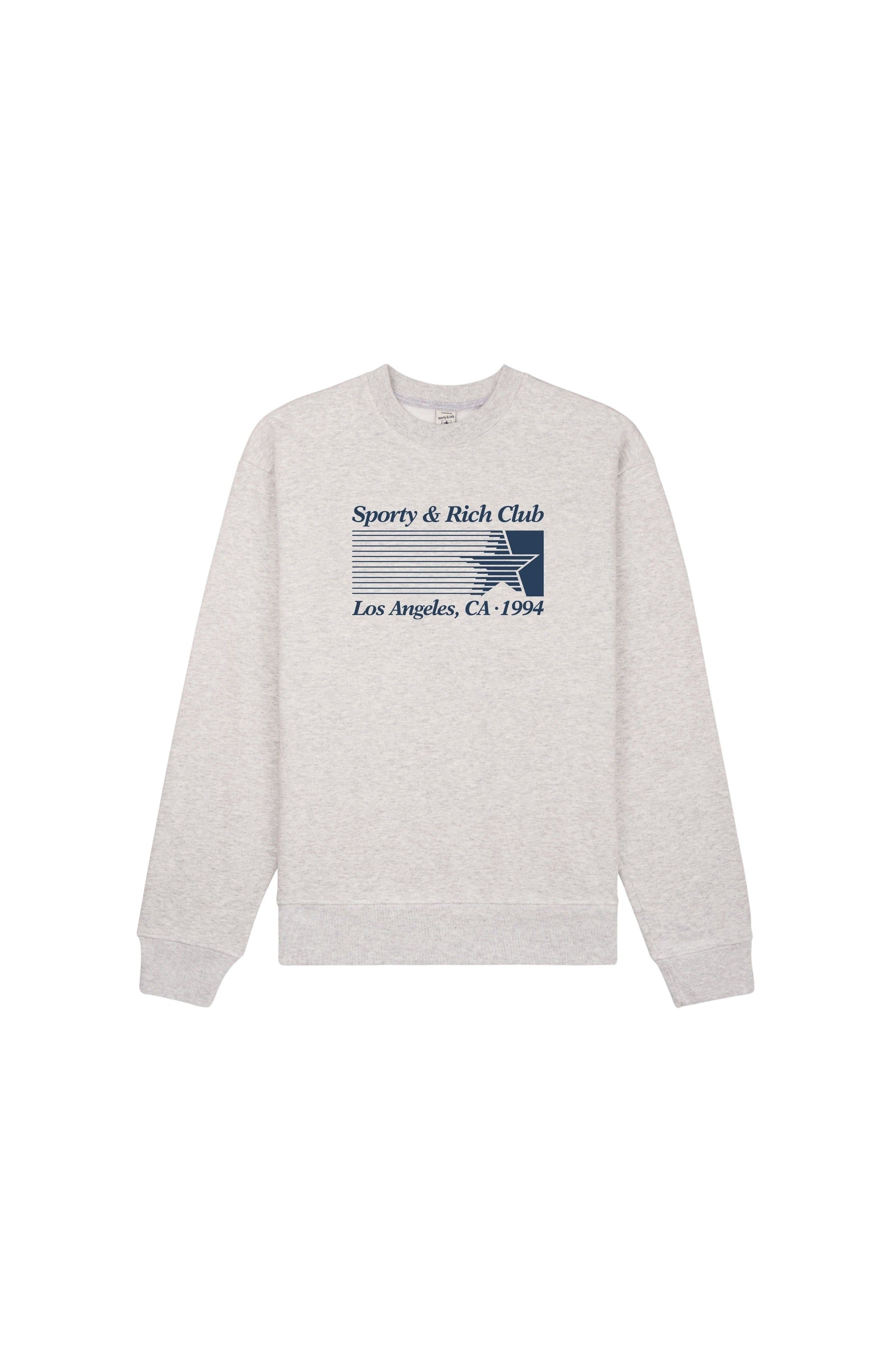 Starter Crewneck - Heather Gray & Navy