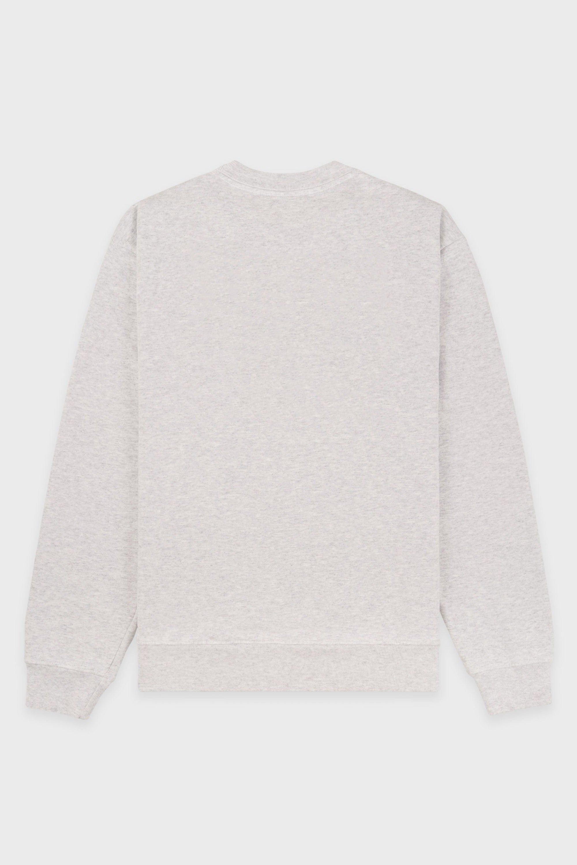 Starter Crew-neck Jumper - Heather Grey & Navy Blue