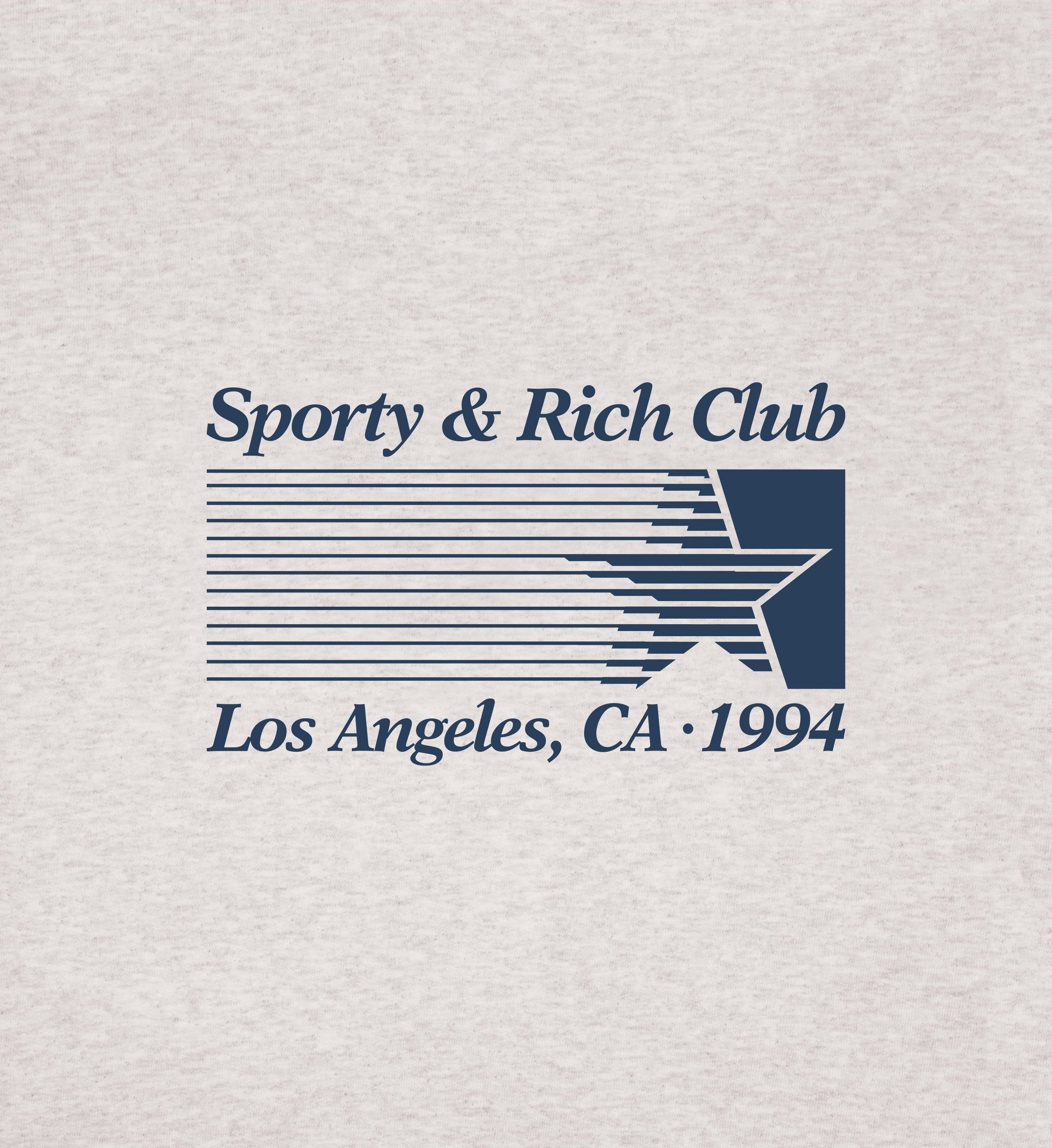 Starter Crewneck - Heather Gray & Navy