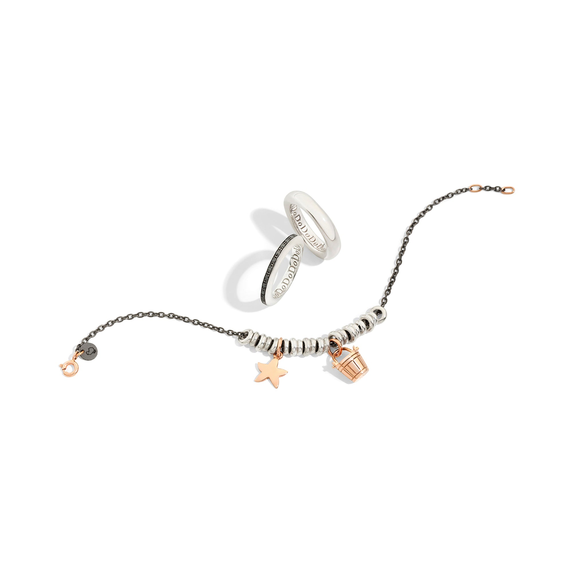 Charm Seau en or rose 9K - Or Rose