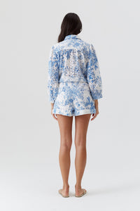 Suri buttoned playsuit - Coastal Navy