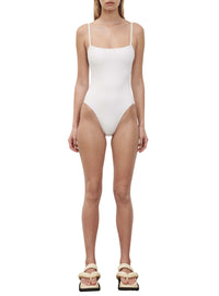 Maillot de bain dos nageur - White