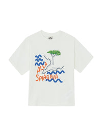 Livio ‘Alla Spiaggia’ printed cotton T-shirt - Ecru Bonton