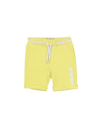 Fleece jogging shorts - Citrine