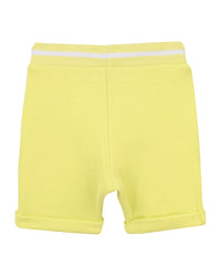 Fleece jogging shorts - Citrine