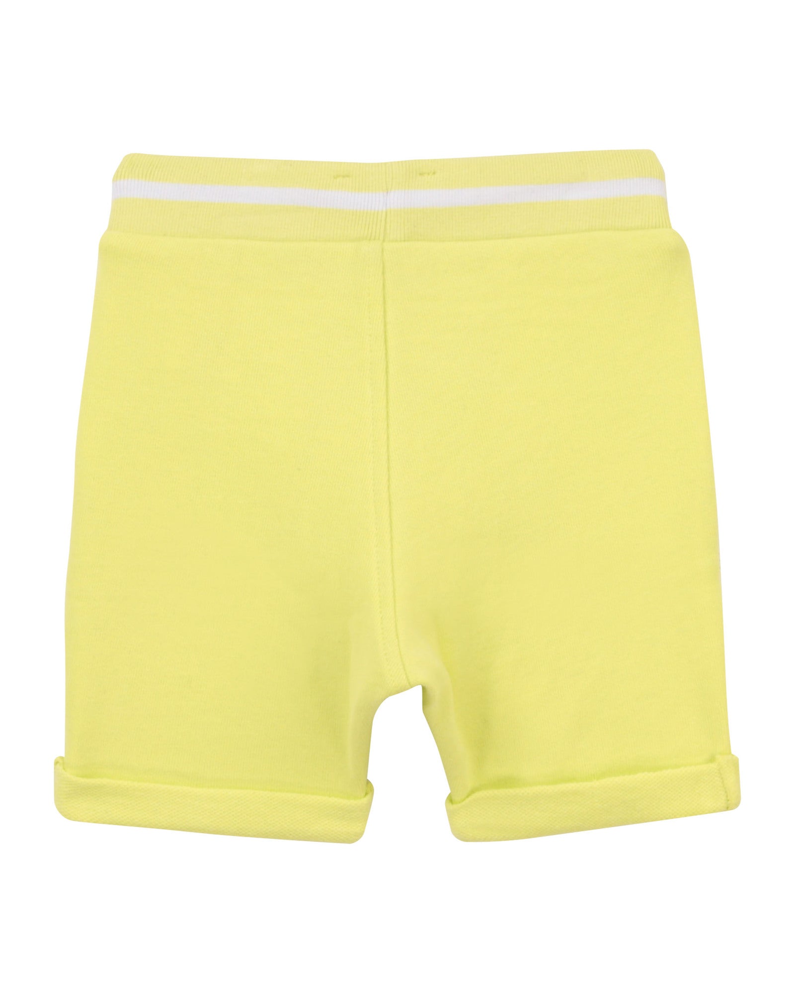 Fleece jogging shorts - Citrine