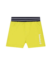 Elasticated swimming shorts - Funny Green