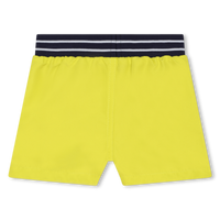 Elasticated swimming shorts - Funny Green