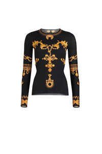PRIX MARQUE : 85€_Placed Ornament Jewelr Top - Placed Ornament Jewelr