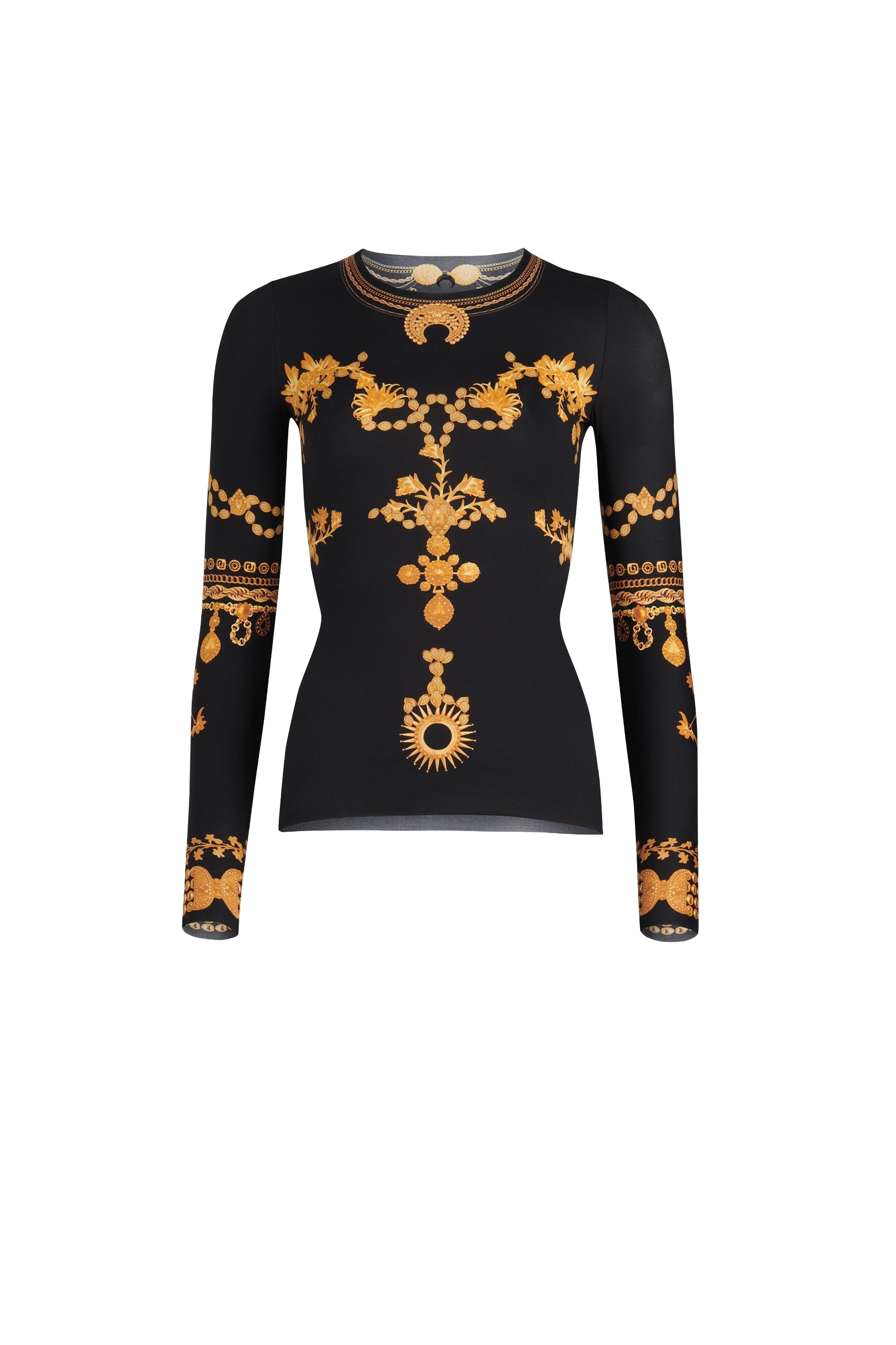 PRIX MARQUE : 85€_Placed Ornament Jewelr Top - Placed Ornament Jewelr