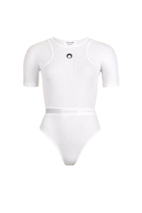 Body Moon en coton côtelé - White