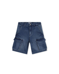 Bermuda ajustable en denim - Double Stone