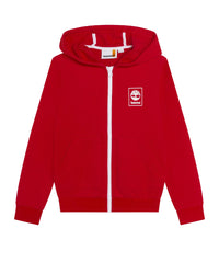 Cardigan jogging en coton - Rouge Ecarla