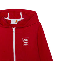 Cardigan jogging en coton - Rouge Ecarla