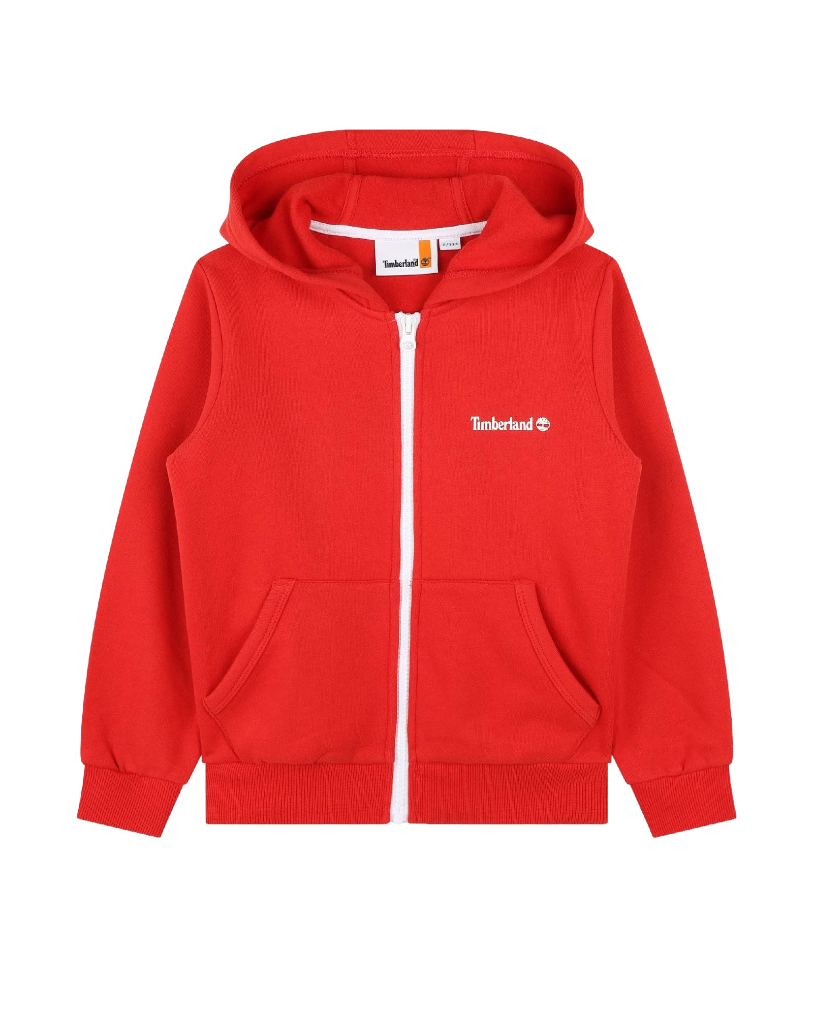 Cardigan à capuche en coton - Begonia Red