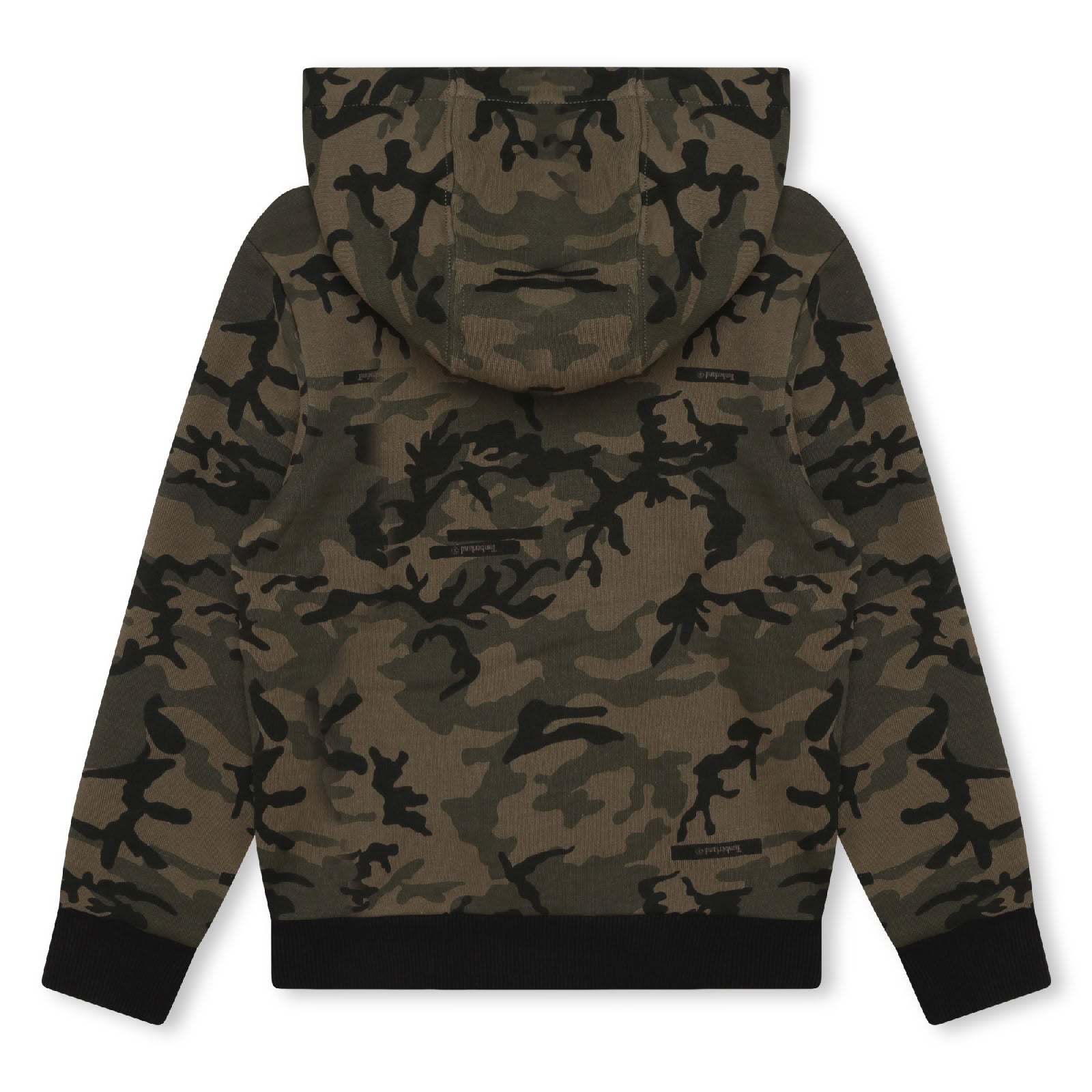Cardigan à capuche en coton - Kaki Foncé