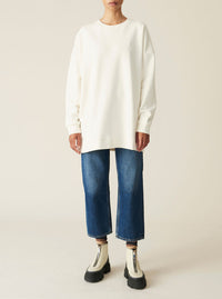 Sweatshirt oversize - Egret