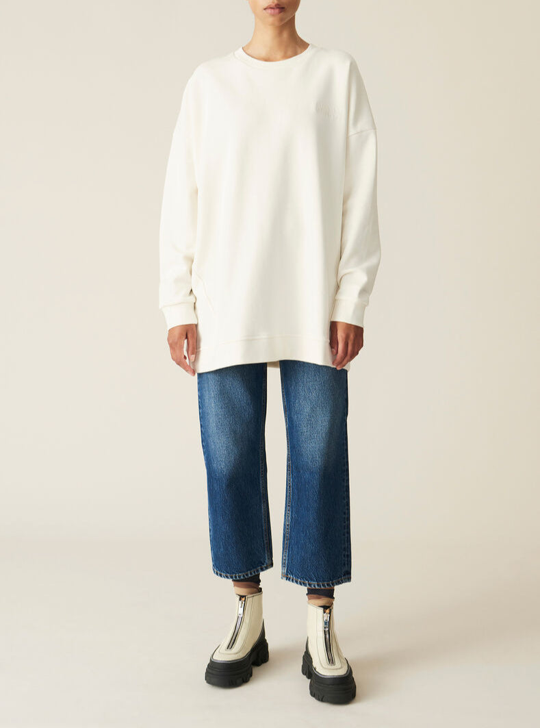 Sweatshirt oversize - Egret