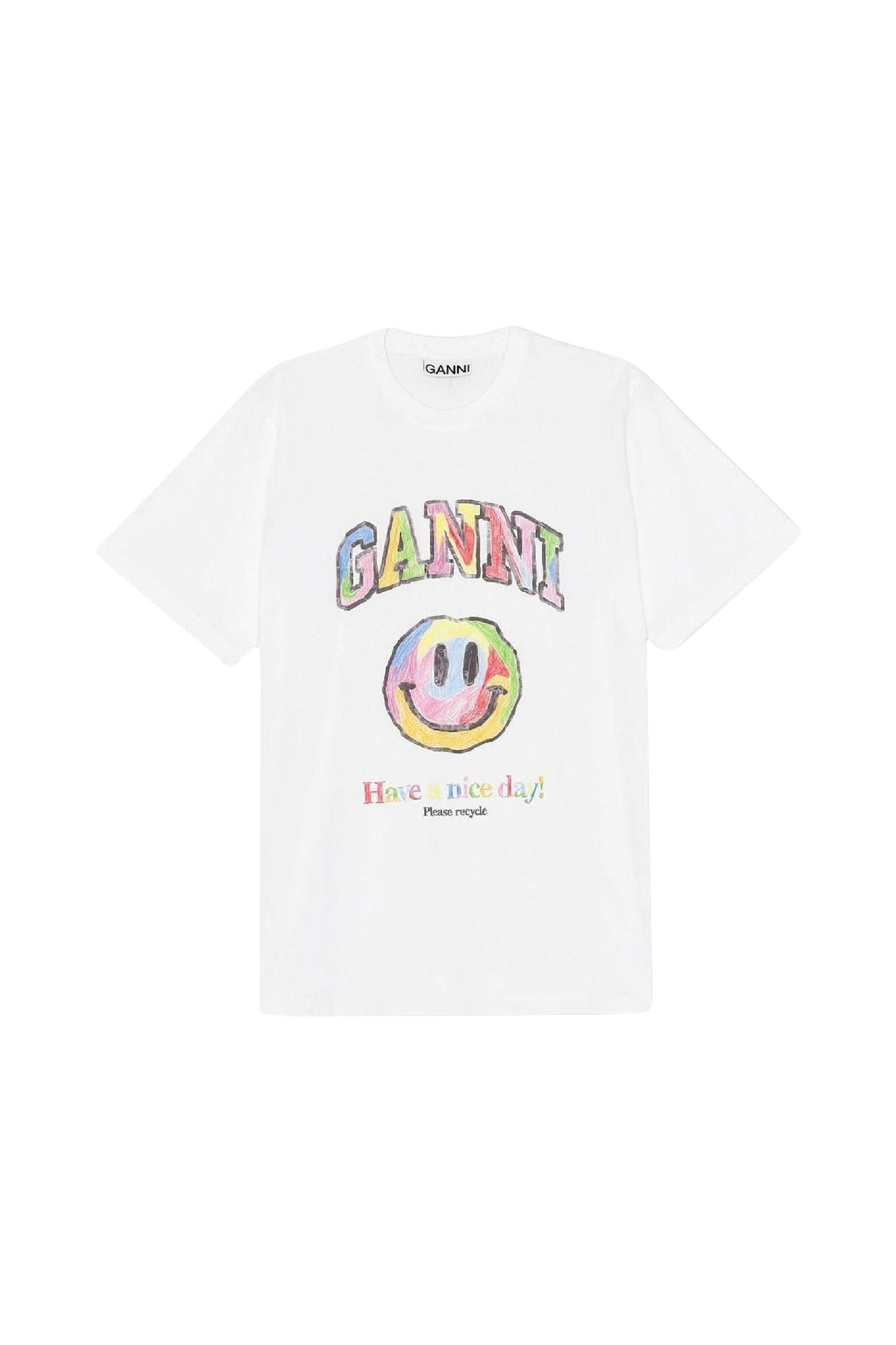 T-shirt Have A Nice Day - Bright White