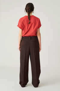 T-shirt Smiley en coton biologique - High Risk Red