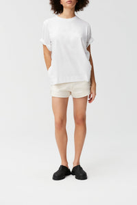Drawstring shorts - Egret