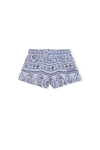 Short imprimé en coton - Heather