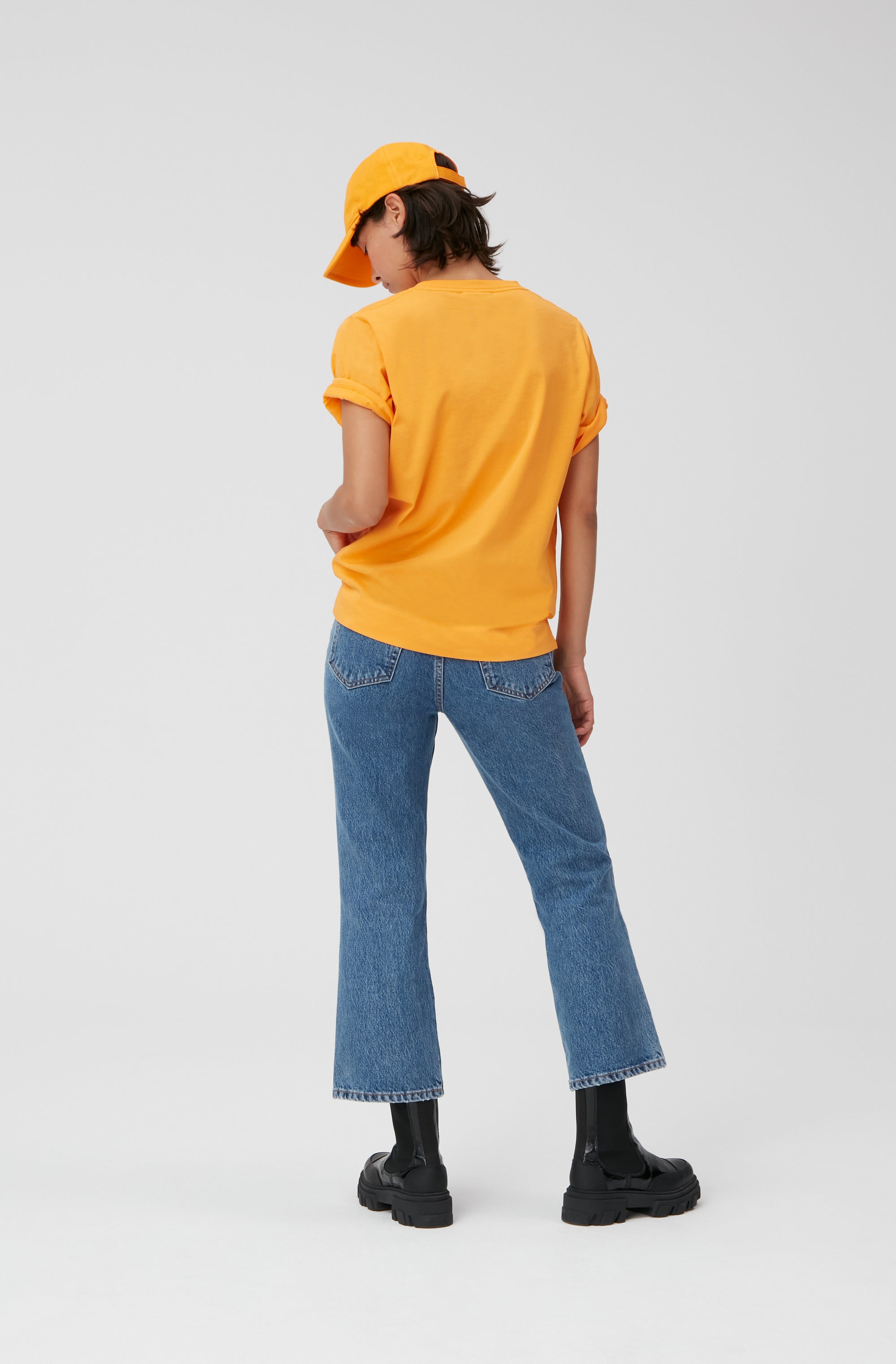 T-shirt à col ras du cou - Bright Marigold