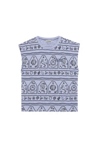 T-shirt sans manches imprimé - Heather