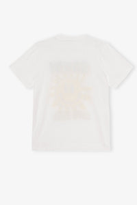 T-shirt ample à col rond Sun Love en jersey - Bright White