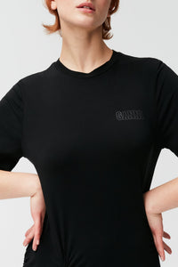 Long t-shirt dress - Black