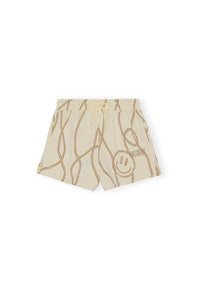 Short à cordon de serrage - Ganni Symbols Multi
