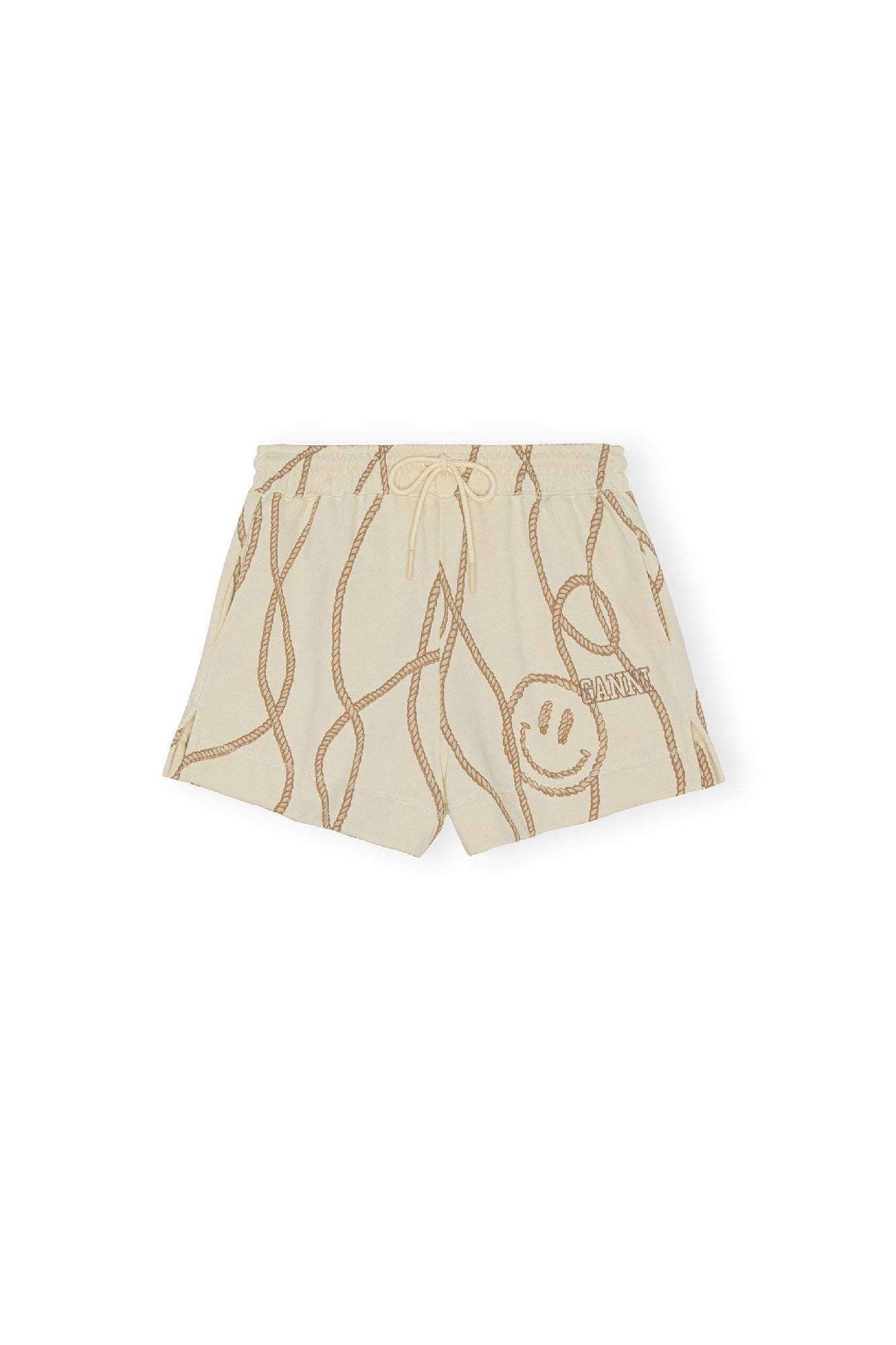 Short à cordon de serrage - Ganni Symbols Multi