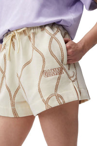 Short à cordon de serrage - Ganni Symbols Multi