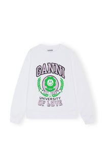 Sweatshirt fleur University of Love - Bright White