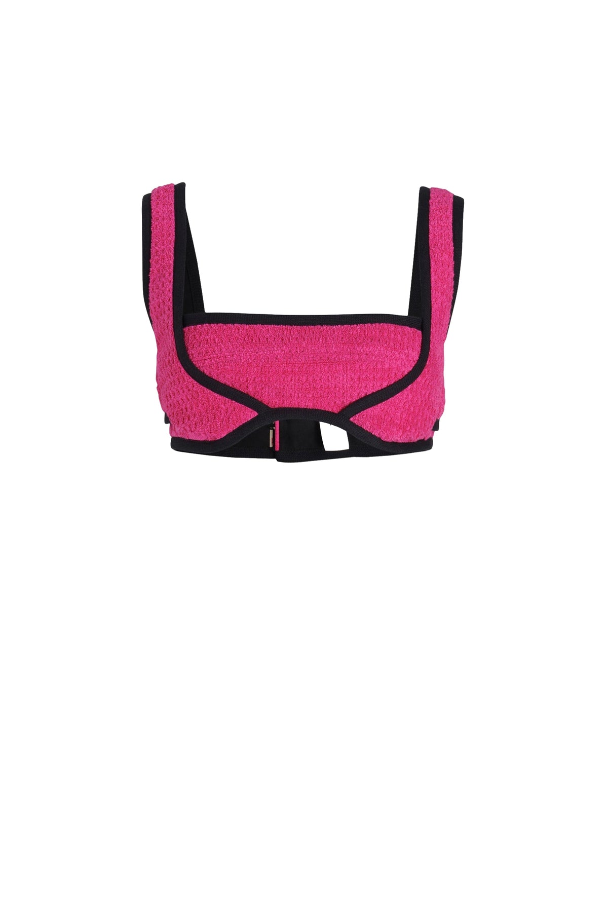Brassière jacquard - Fuschia