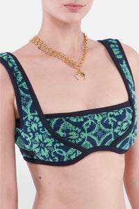 PRIX MARQUE : 95€_Oriental Bright Green Top - Oriental Bright Green
