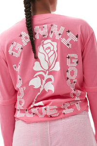 Long-sleeved T-shirt - Shocking Pink