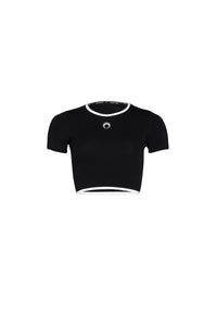 Top court en coton - Black