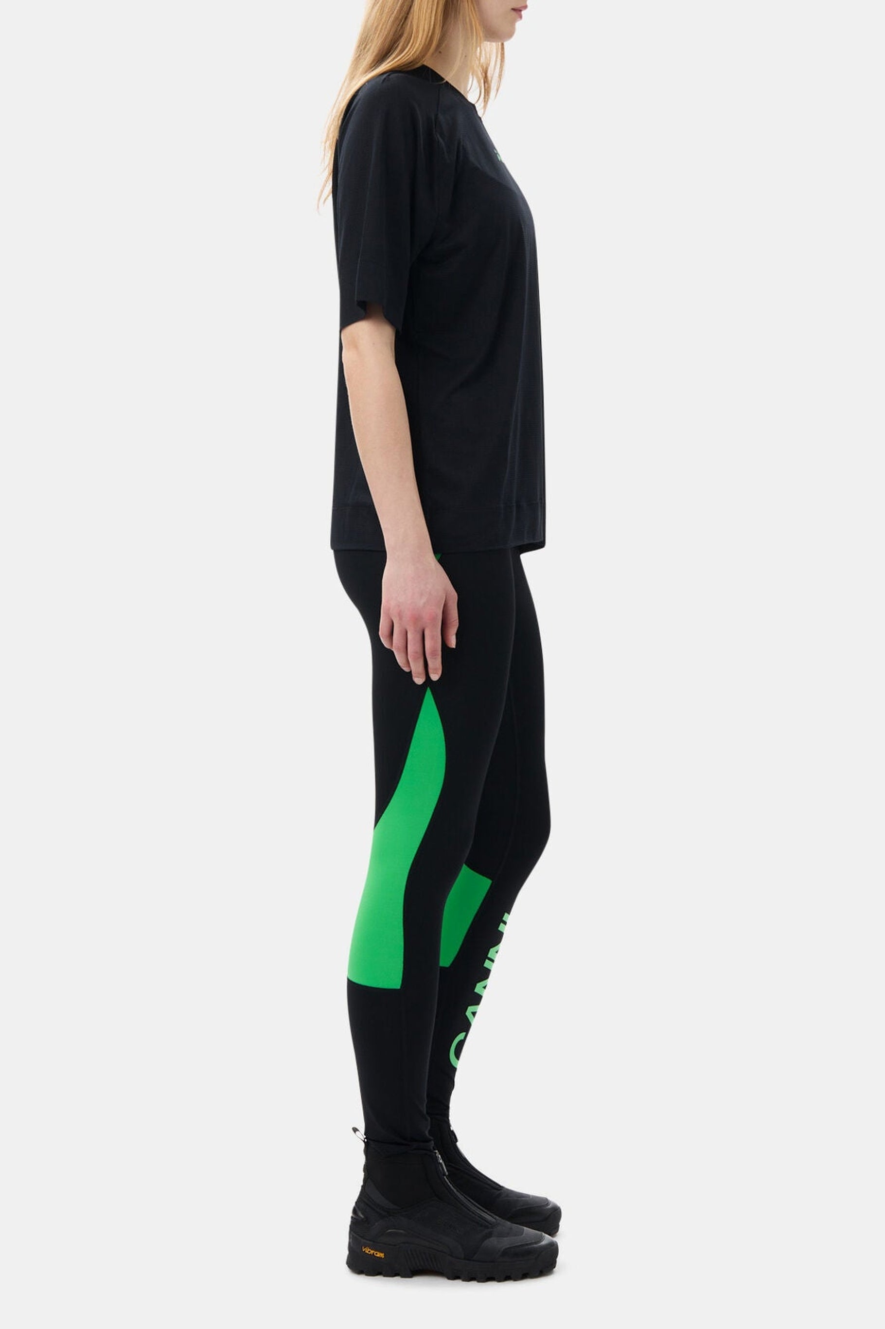 T-shirt Active en maille - Black