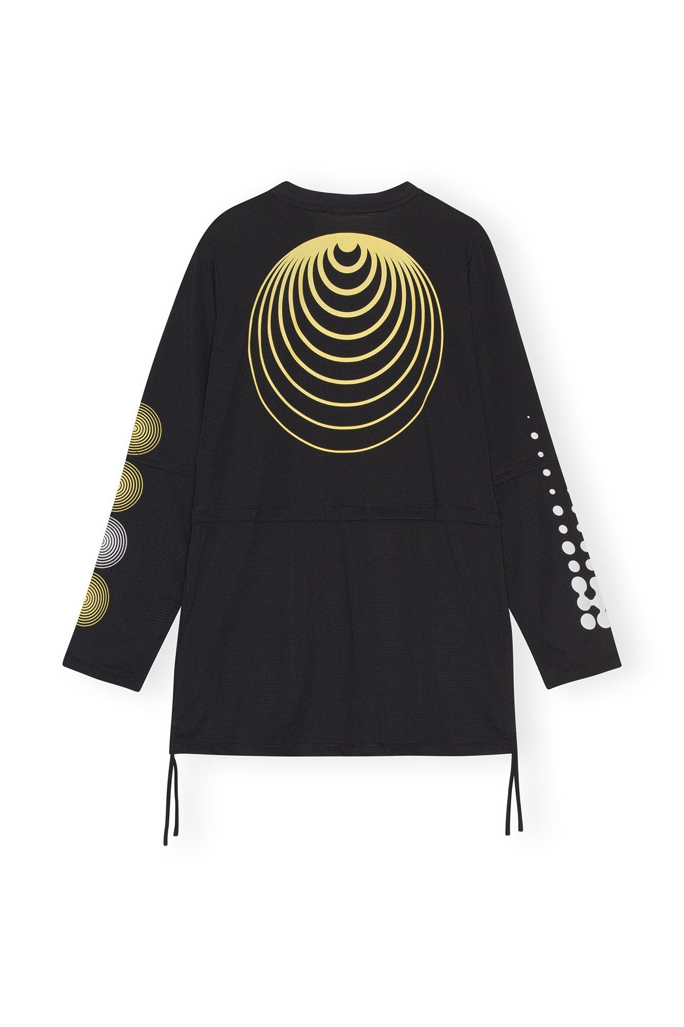 T-shirt superposé à manches longues Active en maille - Black