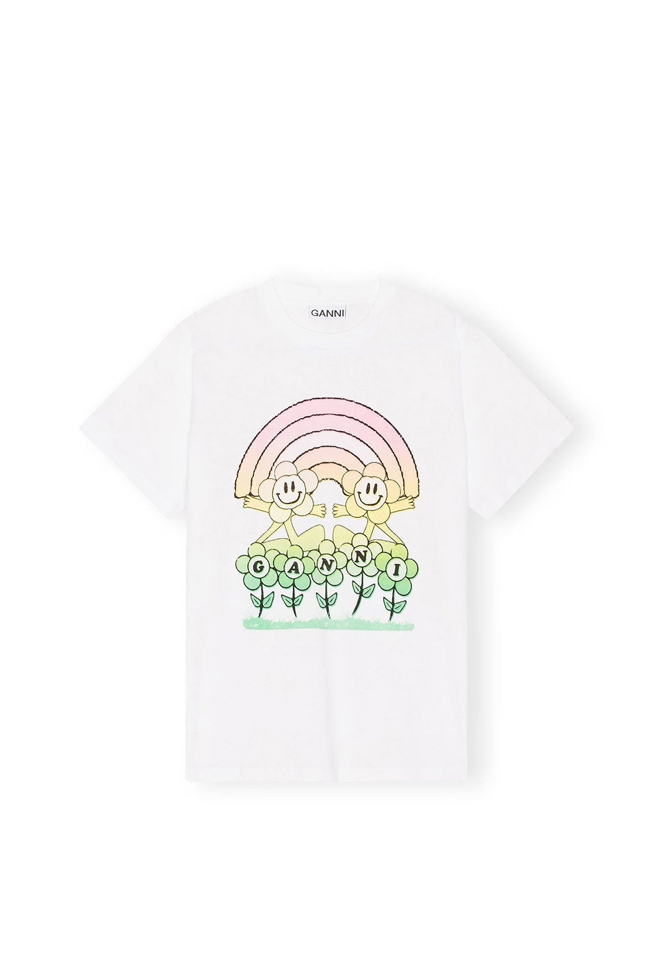 Rainbow casual T-shirt - Bright White